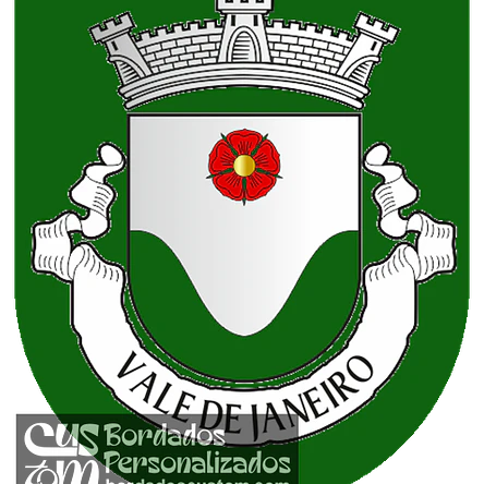 Emblema Bordado Antiga Freguesia de Vale de Janeiro (Vinhais, Bragança) 1