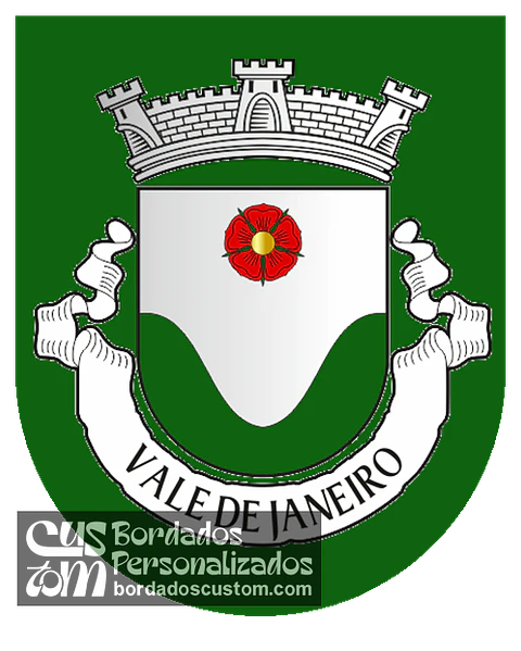 Emblema Bordado Antiga Freguesia de Vale de Janeiro (Vinhais, Bragança)