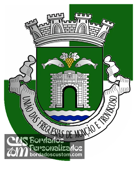 Emblema Bordado Freguesia de Monção e Troviscoso (Monção, Viana do Castelo)