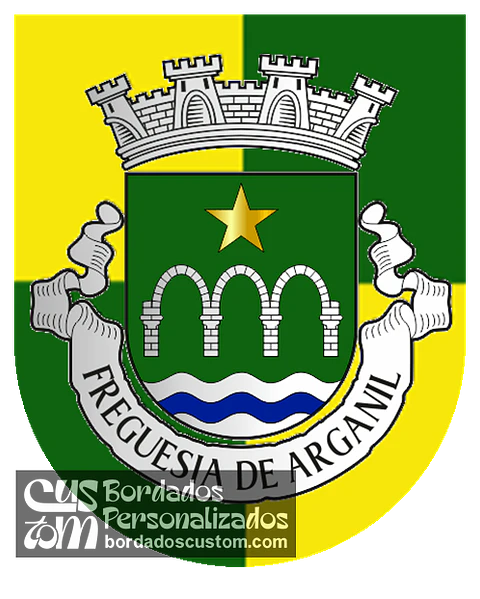 Emblema Bordado Freguesia de Arganil (Arganil, Coimbra)