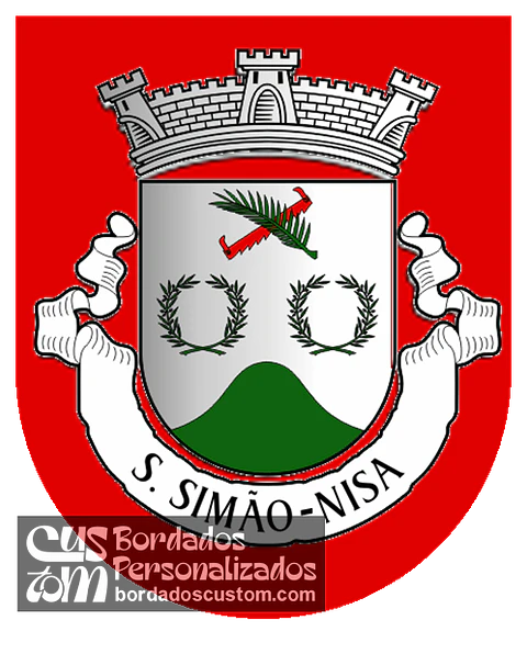 Emblema Bordado Antiga Freguesia de São Simão (Nisa, Portalegre)