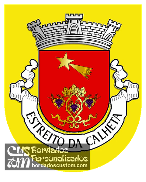 Emblema Bordado Freguesia de Estreito da Calheta (Calheta (Madeira), Madeira)