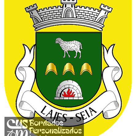 Emblema Bordado Antiga Freguesia de Lajes (Seia, Guarda) 1