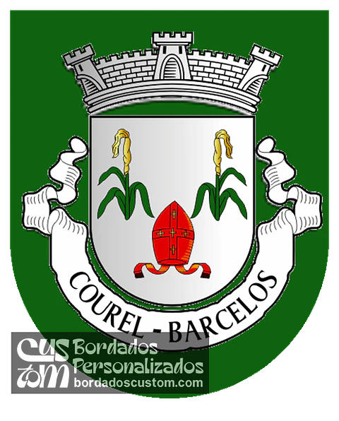 Emblema Bordado Antiga Freguesia de Courel (Barcelos, Braga)