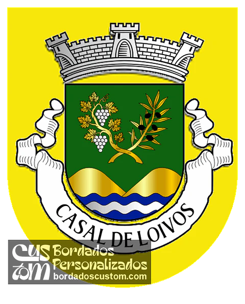 Emblema Bordado Antiga Freguesia de Casal de Loivos (Alijó, Vila Real)