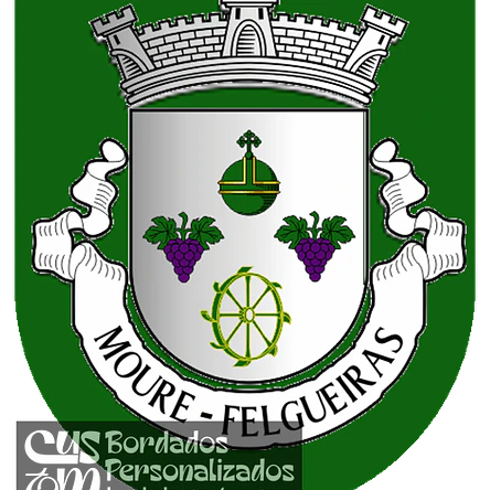 Emblema Bordado Antiga Freguesia de Moure (Felgueiras, Porto) 1