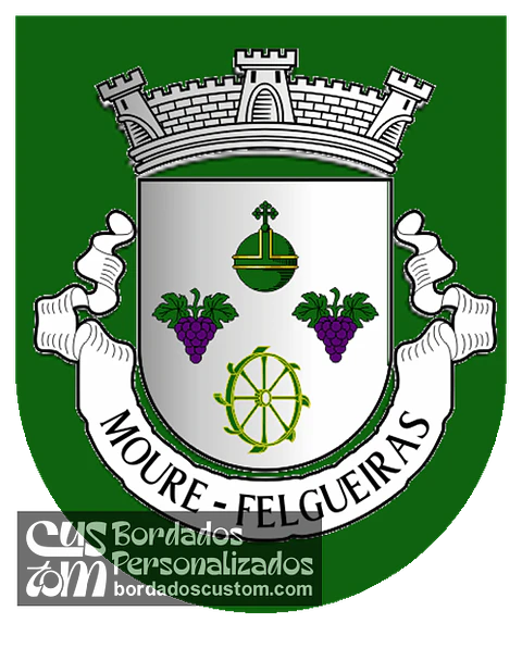Emblema Bordado Antiga Freguesia de Moure (Felgueiras, Porto)
