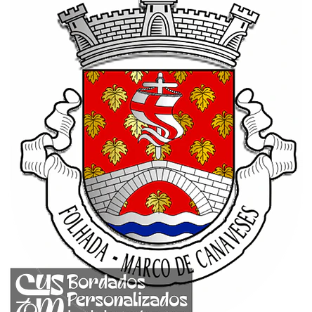 Emblema Bordado Antiga Freguesia de Folhada (Marco de Canaveses, Porto) 1