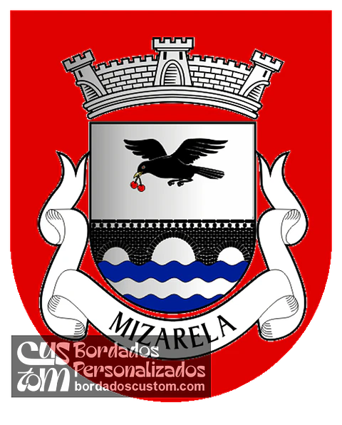 Emblema Bordado Antiga Freguesia de Mizarela (Guarda, Guarda)