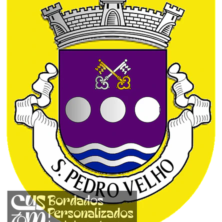 Emblema Bordado Freguesia de São Pedro Velho (Mirandela, Bragança) 1