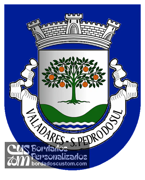 Emblema Bordado Freguesia de Valadares (São Pedro do Sul, Viseu)