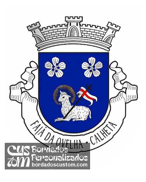 Emblema Bordado Freguesia de Fajã da Ovelha (Calheta (Madeira), Madeira)