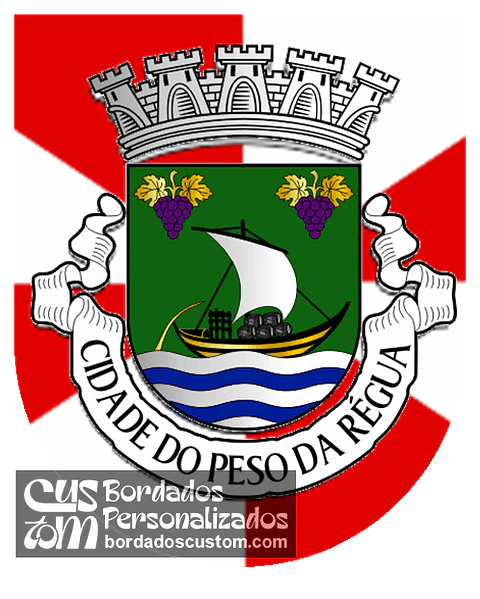 Emblema Bordado Município de Peso da Régua (Vila Real)