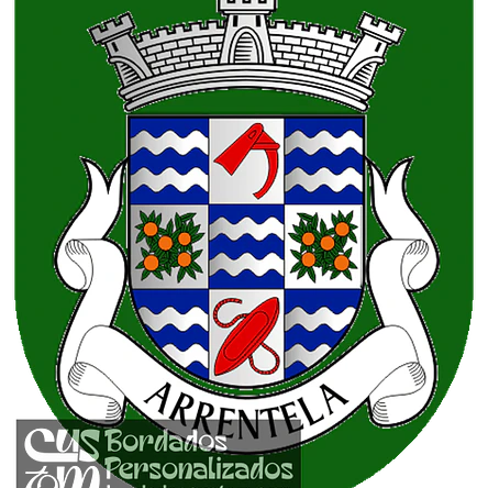 Emblema Bordado Antiga Freguesia de Arrentela (Seixal, Setúbal) 1