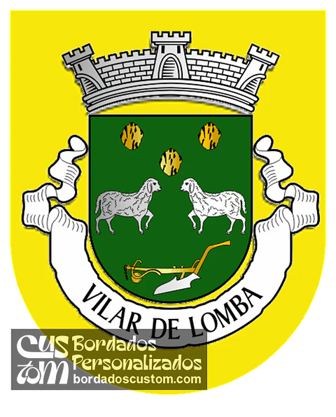 Emblema Bordado Antiga Freguesia de Vilar de Lomba (Vinhais, Bragança)
