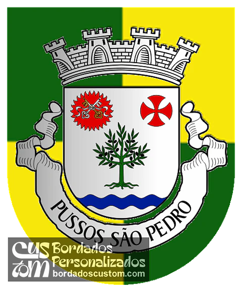 Emblema Bordado Freguesia de Pussos São Pedro (Alvaiázere, Leiria)