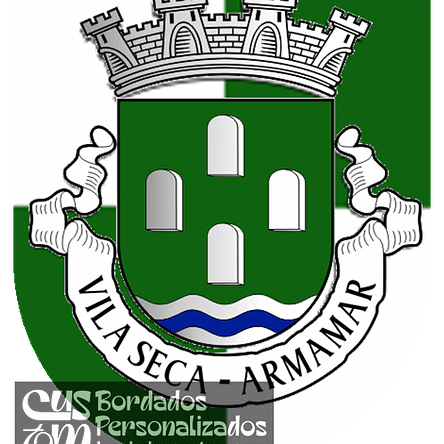 Emblema Bordado Antiga Freguesia de Vila Seca (Armamar, Viseu) 1