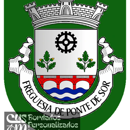 Emblema Bordado Antiga Freguesia de Ponte de Sor (Ponte de Sor, Portalegre) 1