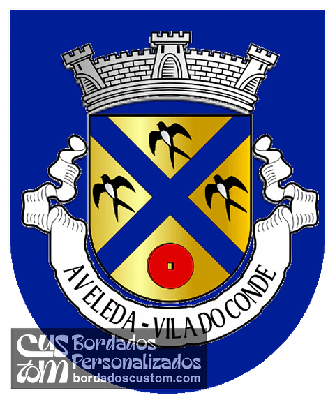 Emblema Bordado Freguesia de Aveleda (Vila do Conde, Porto)
