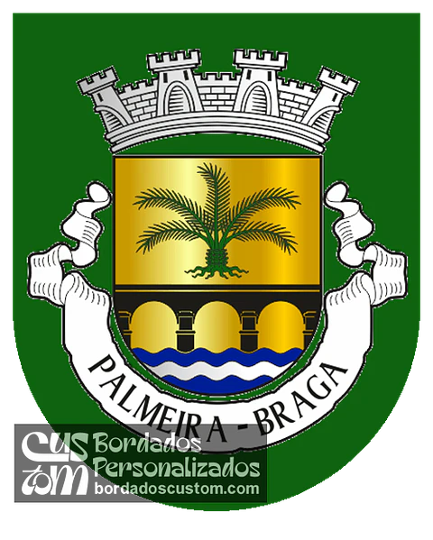 Emblema Bordado Freguesia de Palmeira (Braga, Braga)