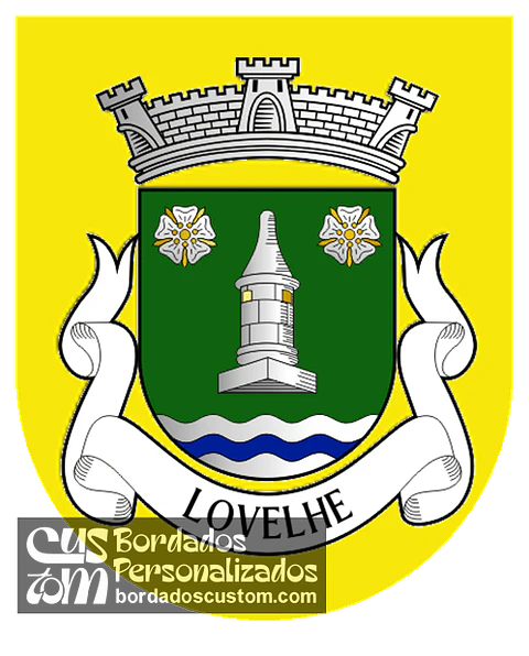 Emblema Bordado Antiga Freguesia de Lovelhe (Vila Nova de Cerveira, Viana do Castelo)