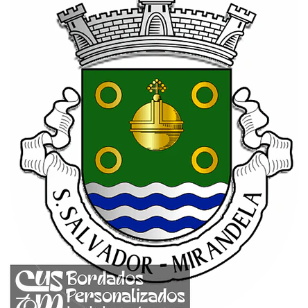 Emblema Bordado Freguesia de São Salvador (Mirandela, Bragança) 1