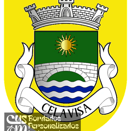 Emblema Bordado Freguesia de Celavisa (Arganil, Coimbra) 1