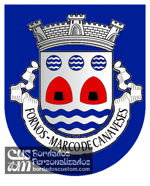 Emblema Bordado Antiga Freguesia de Fornos (Marco de Canaveses, Porto)