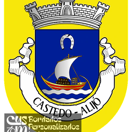 Emblema Bordado Antiga Freguesia de Castedo (Alijó, Vila Real) 1