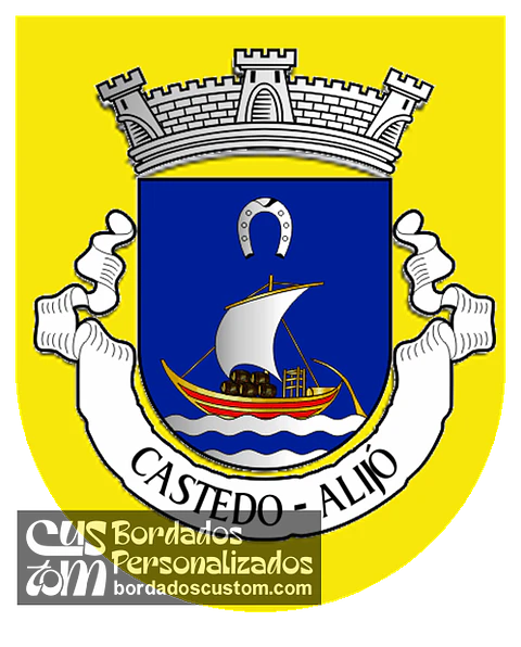 Emblema Bordado Antiga Freguesia de Castedo (Alijó, Vila Real)