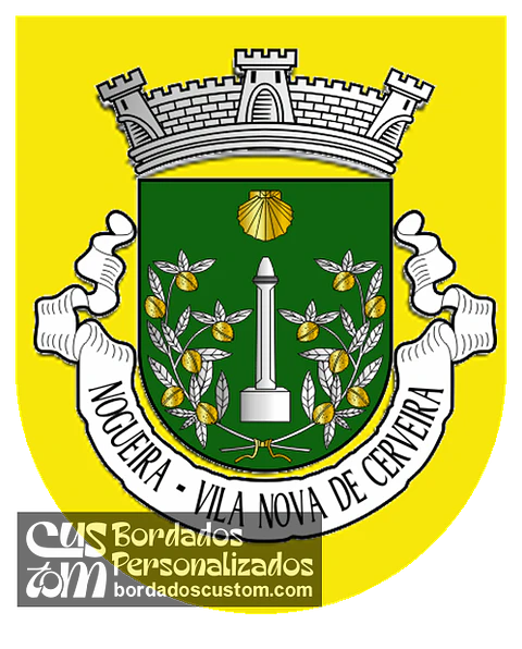 Emblema Bordado Antiga Freguesia de Nogueira (Vila Nova de Cerveira, Viana do Castelo)
