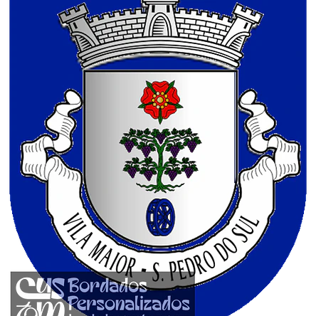 Emblema Bordado Freguesia de Vila Maior (São Pedro do Sul, Viseu) 1
