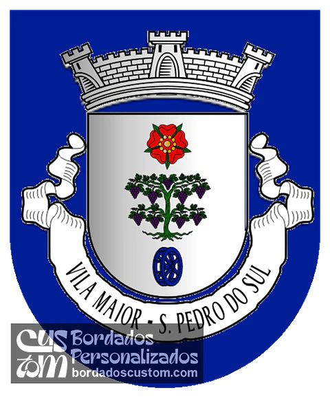 Emblema Bordado Freguesia de Vila Maior (São Pedro do Sul, Viseu)