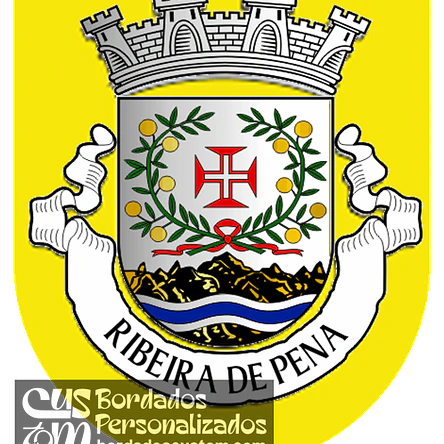 Emblema Bordado Município de Ribeira de Pena (Vila Real) 1