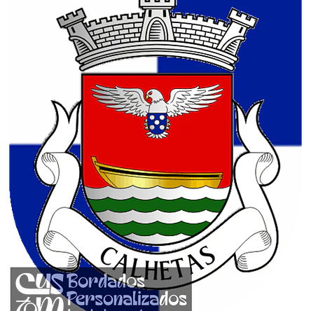 Emblema Bordado Freguesia de Calhetas (Ribeira Grande, Açores) 1