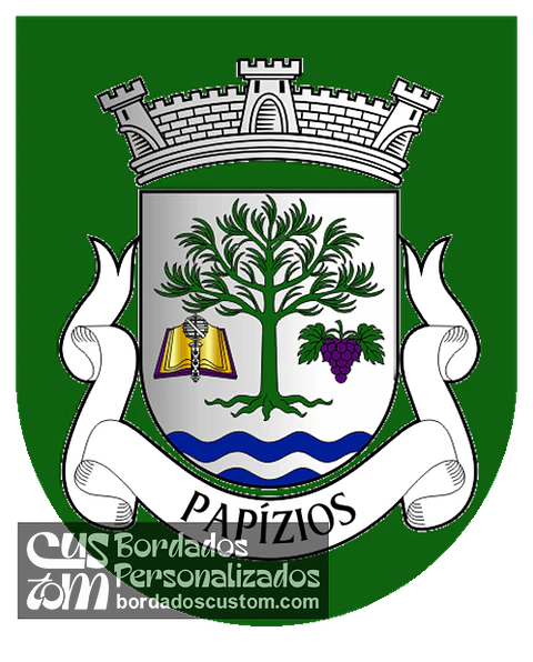 Emblema Bordado Antiga Freguesia de Papízios (Carregal do Sal, Viseu)