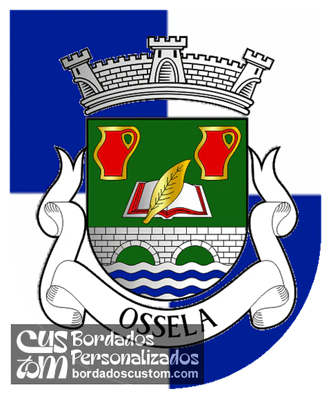 Emblema Bordado Freguesia de Ossela (Oliveira de Azeméis, Aveiro)