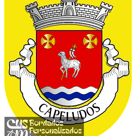 Emblema Bordado Freguesia de Capeludos (Vila Pouca de Aguiar, Vila Real) 1