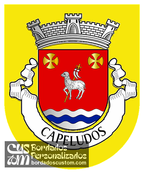 Emblema Bordado Freguesia de Capeludos (Vila Pouca de Aguiar, Vila Real)
