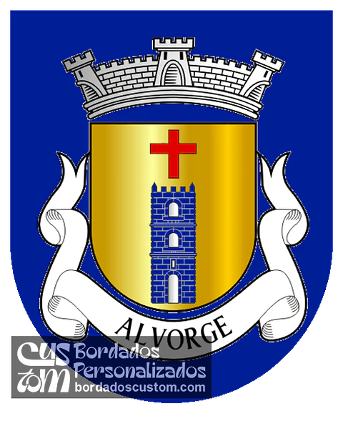 Emblema Bordado Freguesia de Alvorge (Ansião, Leiria)