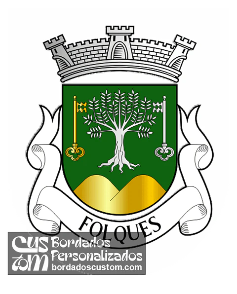 Emblema Bordado Freguesia de Folques (Arganil, Coimbra)
