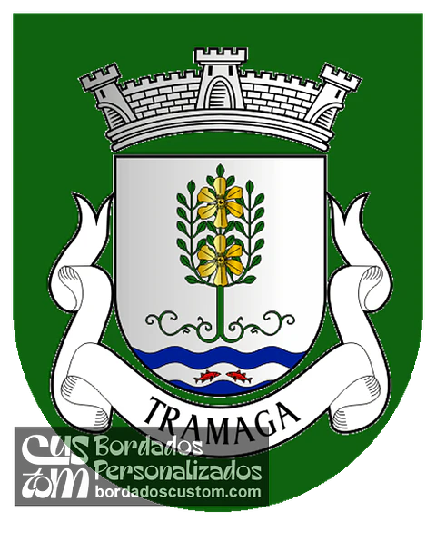 Emblema Bordado Antiga Freguesia de Tramaga (Ponte de Sor, Portalegre)