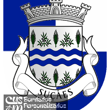 Emblema Bordado Freguesia de Suçães (Mirandela, Bragança) 1