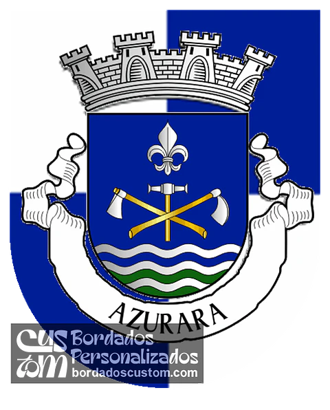 Emblema Bordado Freguesia de Azurara (Vila do Conde, Porto)