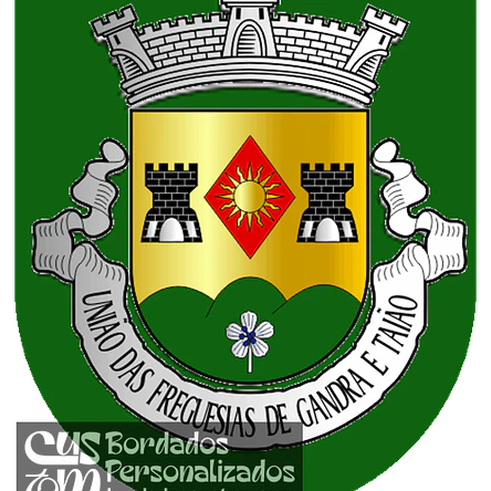 Emblema Bordado Freguesia de Gandra e Taião (Valença, Viana do Castelo) 1