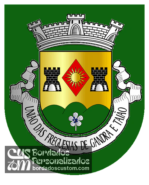 Emblema Bordado Freguesia de Gandra e Taião (Valença, Viana do Castelo)