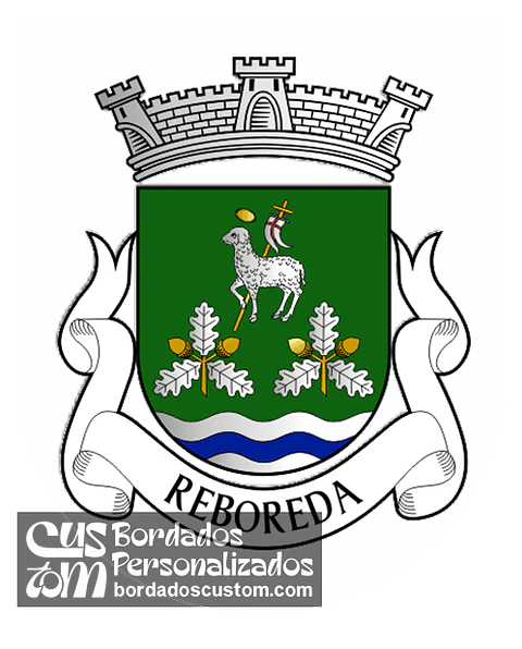 Emblema Bordado Antiga Freguesia de Reboreda (Vila Nova de Cerveira, Viana do Castelo)