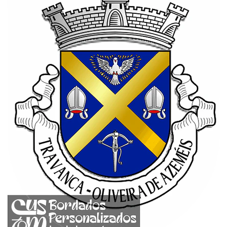 Emblema Bordado Antiga Freguesia de Travanca (Oliveira de Azeméis, Aveiro) 1