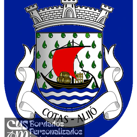 Emblema Bordado Antiga Freguesia de Cotas (Alijó, Vila Real) 1