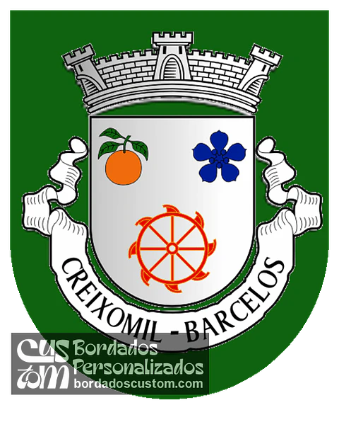 Emblema Bordado Antiga Freguesia de Creixomil (Barcelos, Braga)